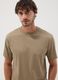 Beige pure cotton T-shirt_2