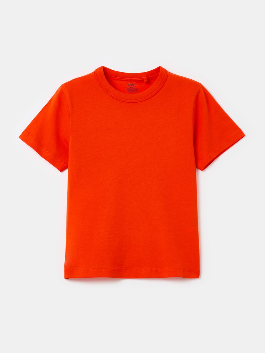 Essential T-shirt in stretch organic cotton_0