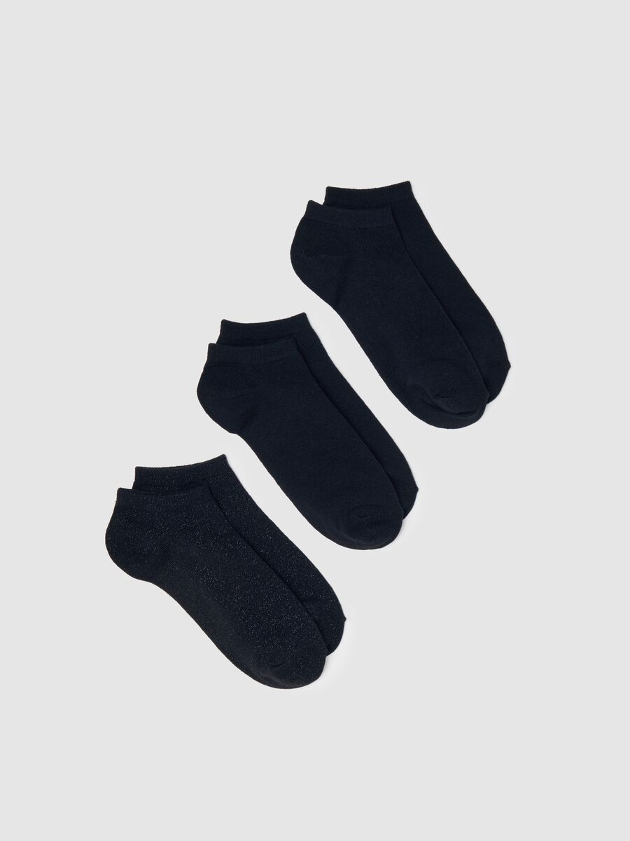 Three-pair pack stretch sneaker liners_0