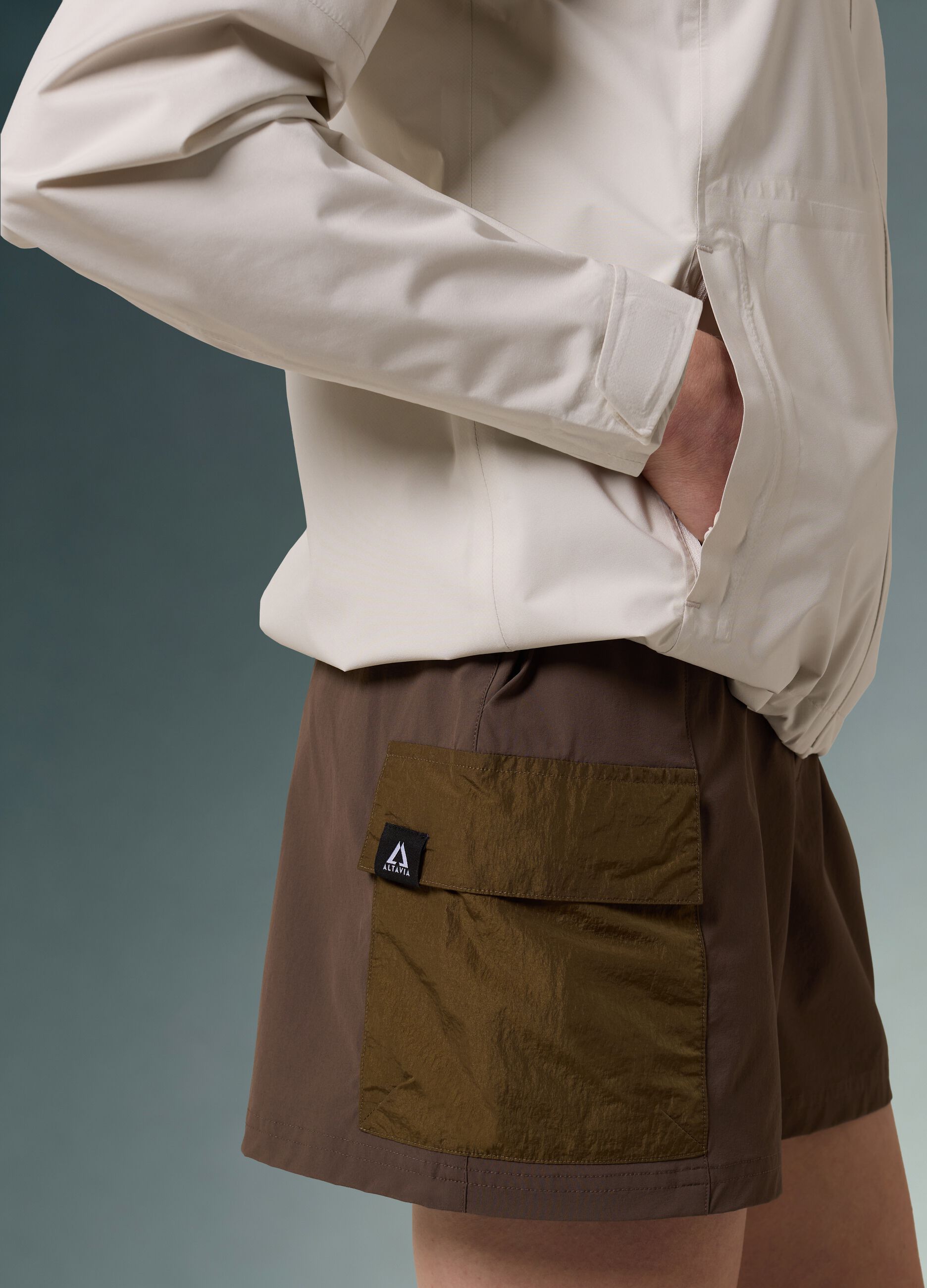 ALTAVIA rain shell jacket WITH DEBORAH COMPAGNONI