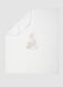 White baby blanket with Mickey & Friends print_1
