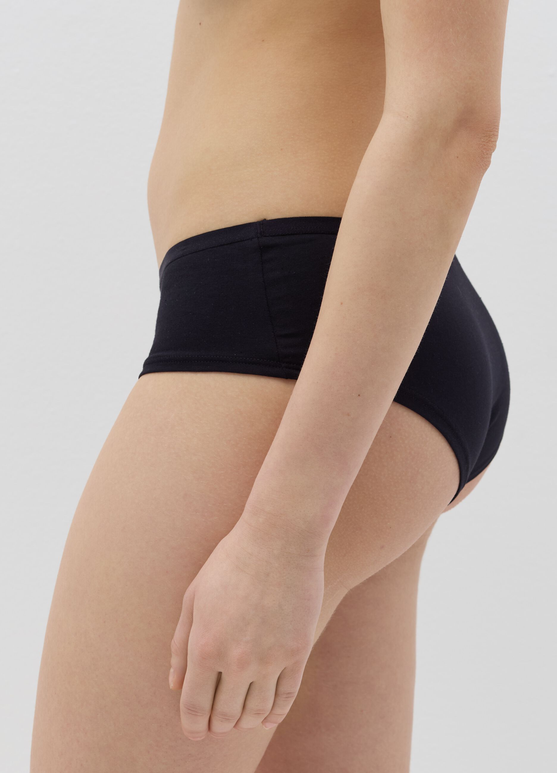 Five-pack French knickers with pattern