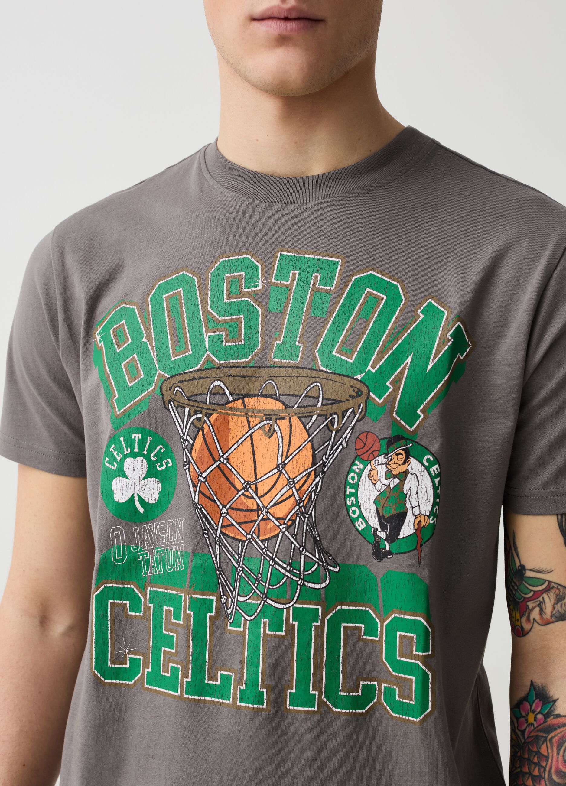 T-shirt con stampa NBA Boston Celtics