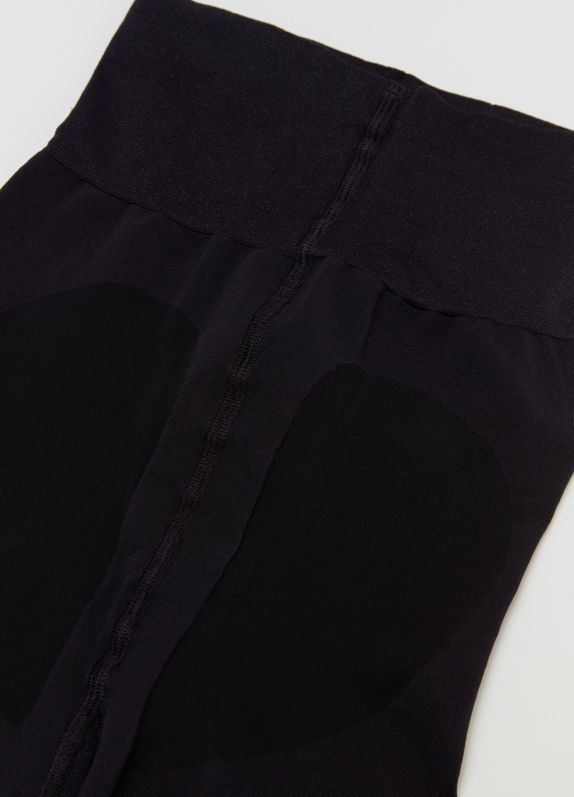 Black stretch tights