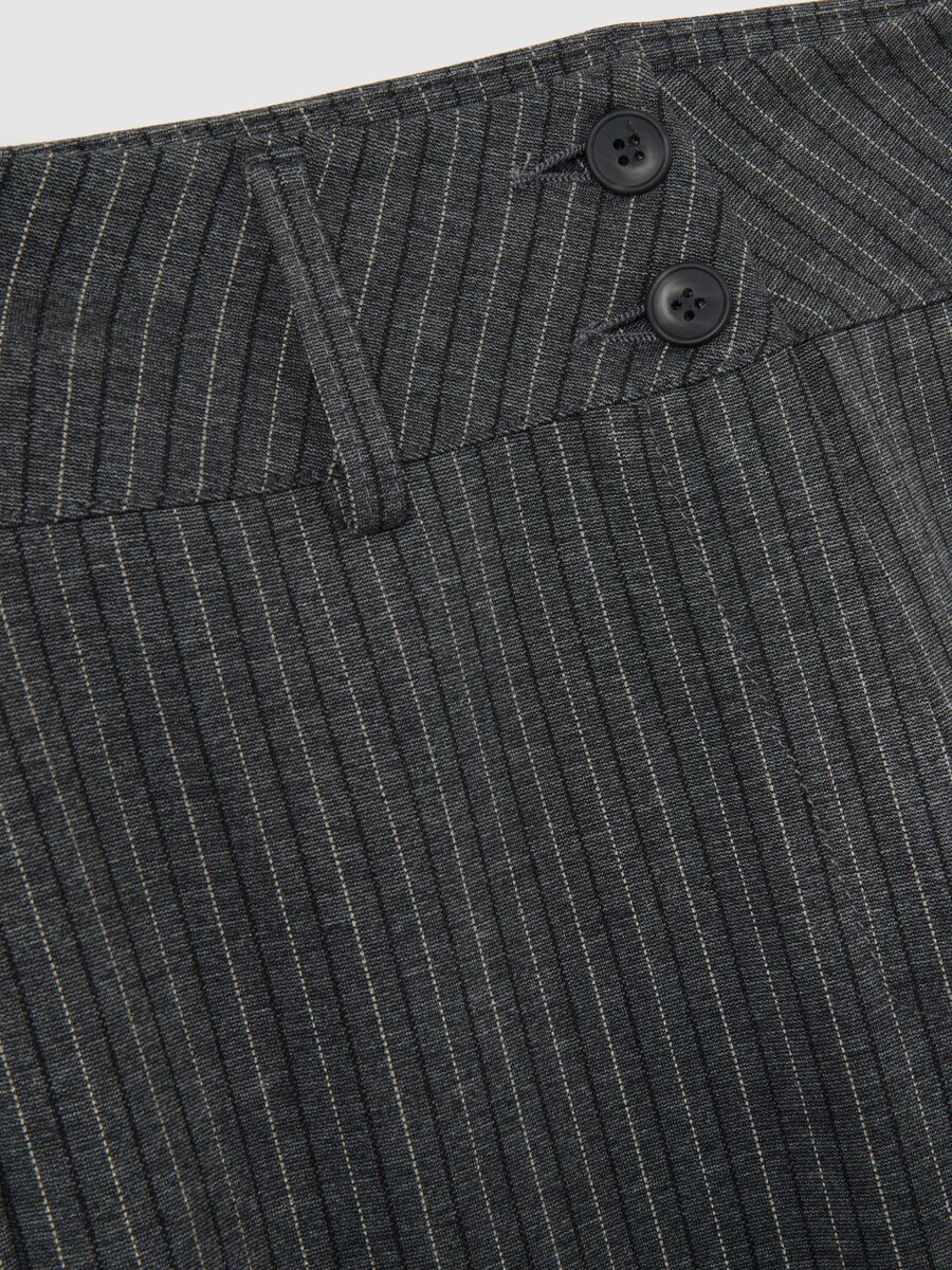 Grey Regular Fit Trousers_5