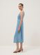 Light Blue Denim Midi Dress in 100% Lyocell, Sleeveless_1
