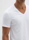 Pack of two white pure cotton T-shirts, regular fit_3