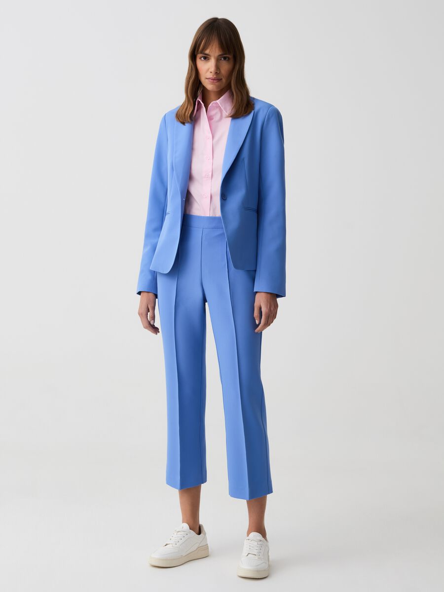 Stretch single-breasted blazer_1