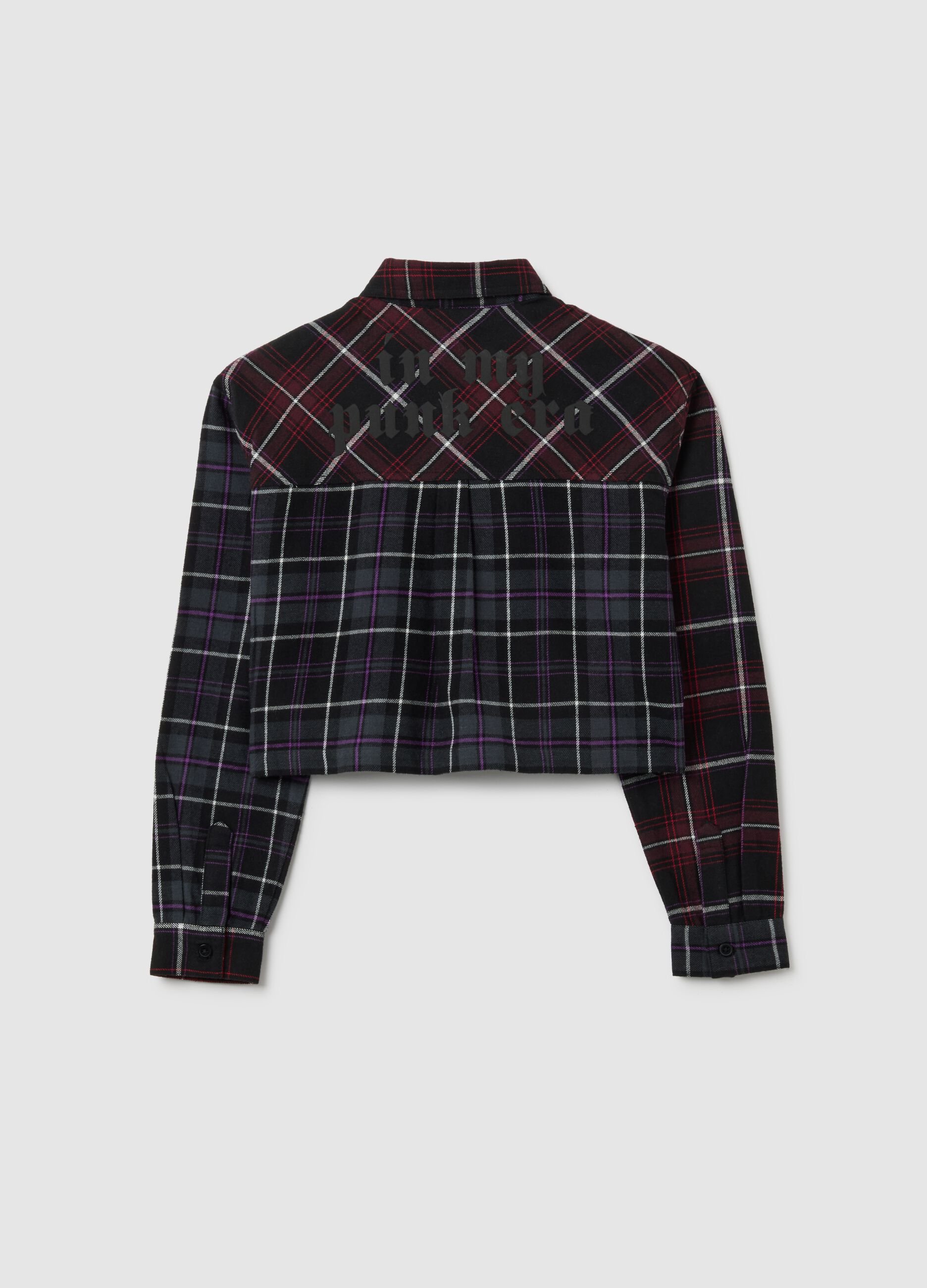 Multicolour flannel shirt for girls