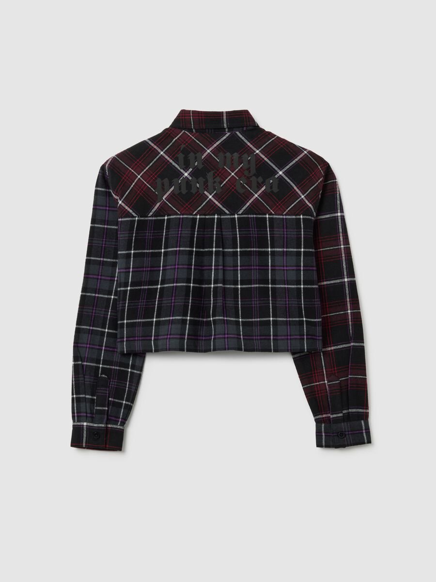 Multicolour flannel shirt for girls_1