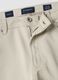 Green slim-fit stretch cotton dobby trousers_2