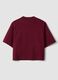 Red cotton-blend jersey crew-neck T-shirt, regular fit_6