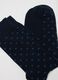 Two-pack blue socks with polka dot pattern_1