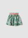 Girls' multicolour pure cotton skirt with butterflies_4