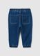 Children's blue denim jogger trousers - regular fit_1