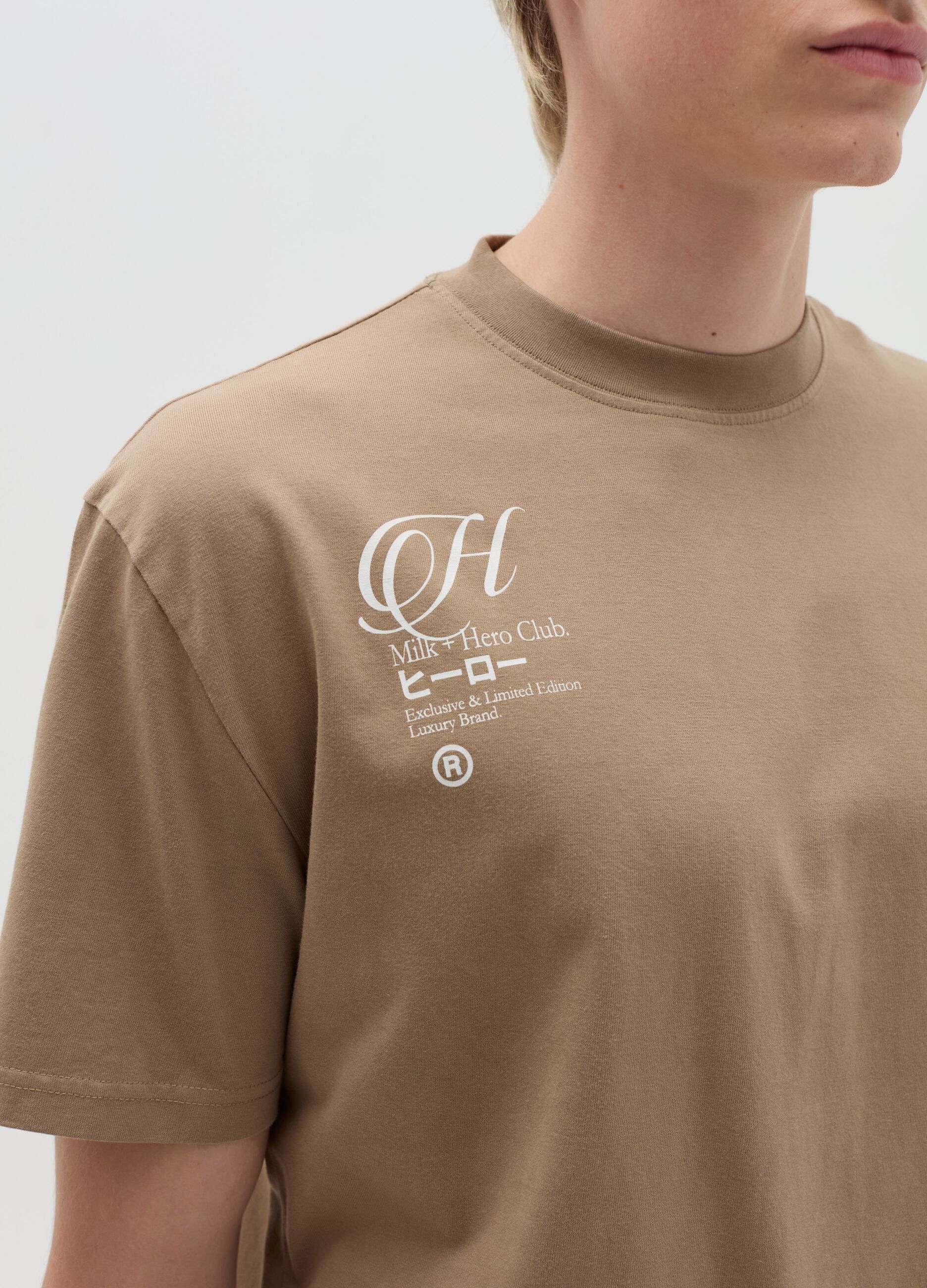 Printed cotton T-shirt