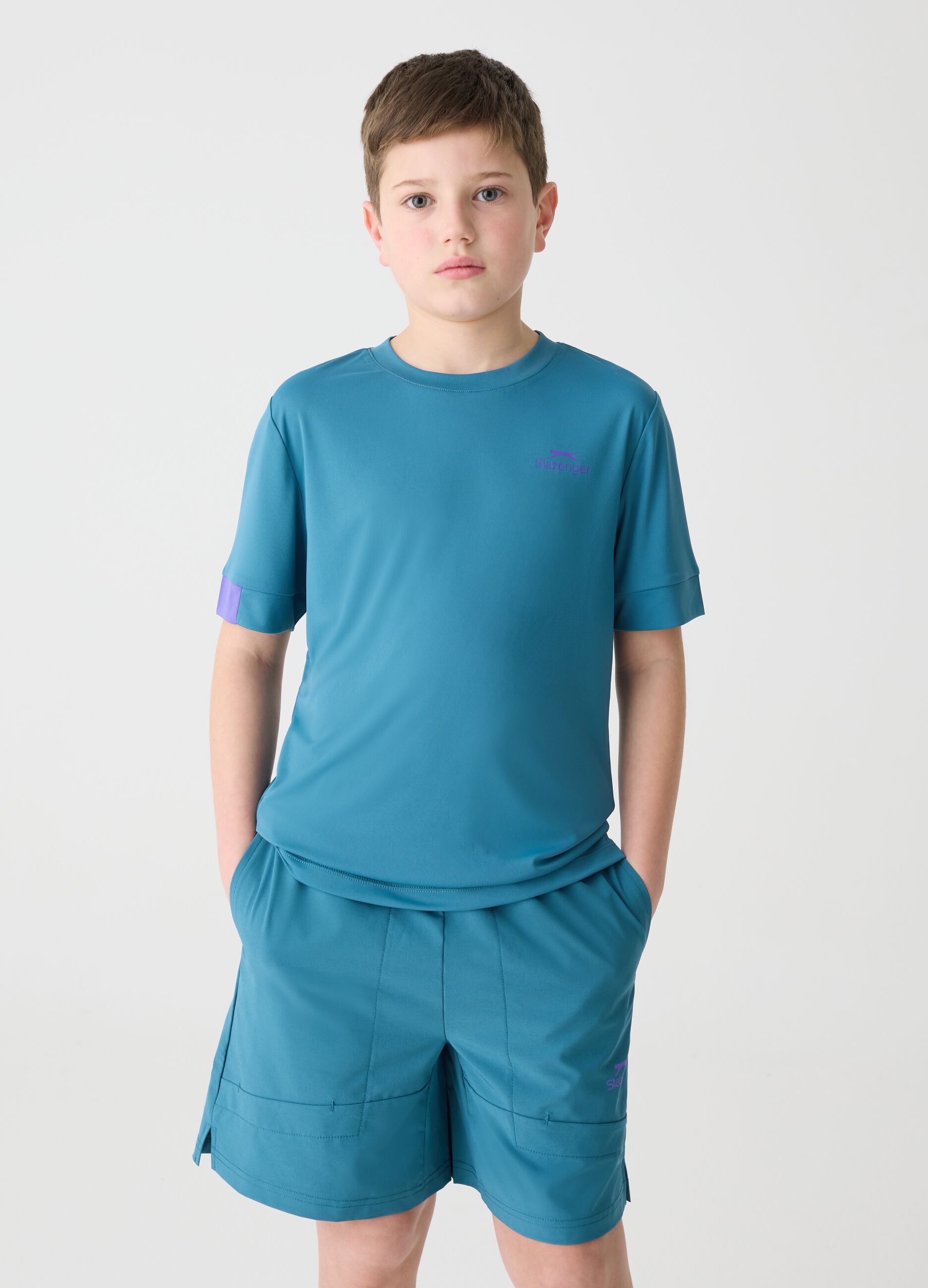 SLAZENGER T-shirt in technical fabric