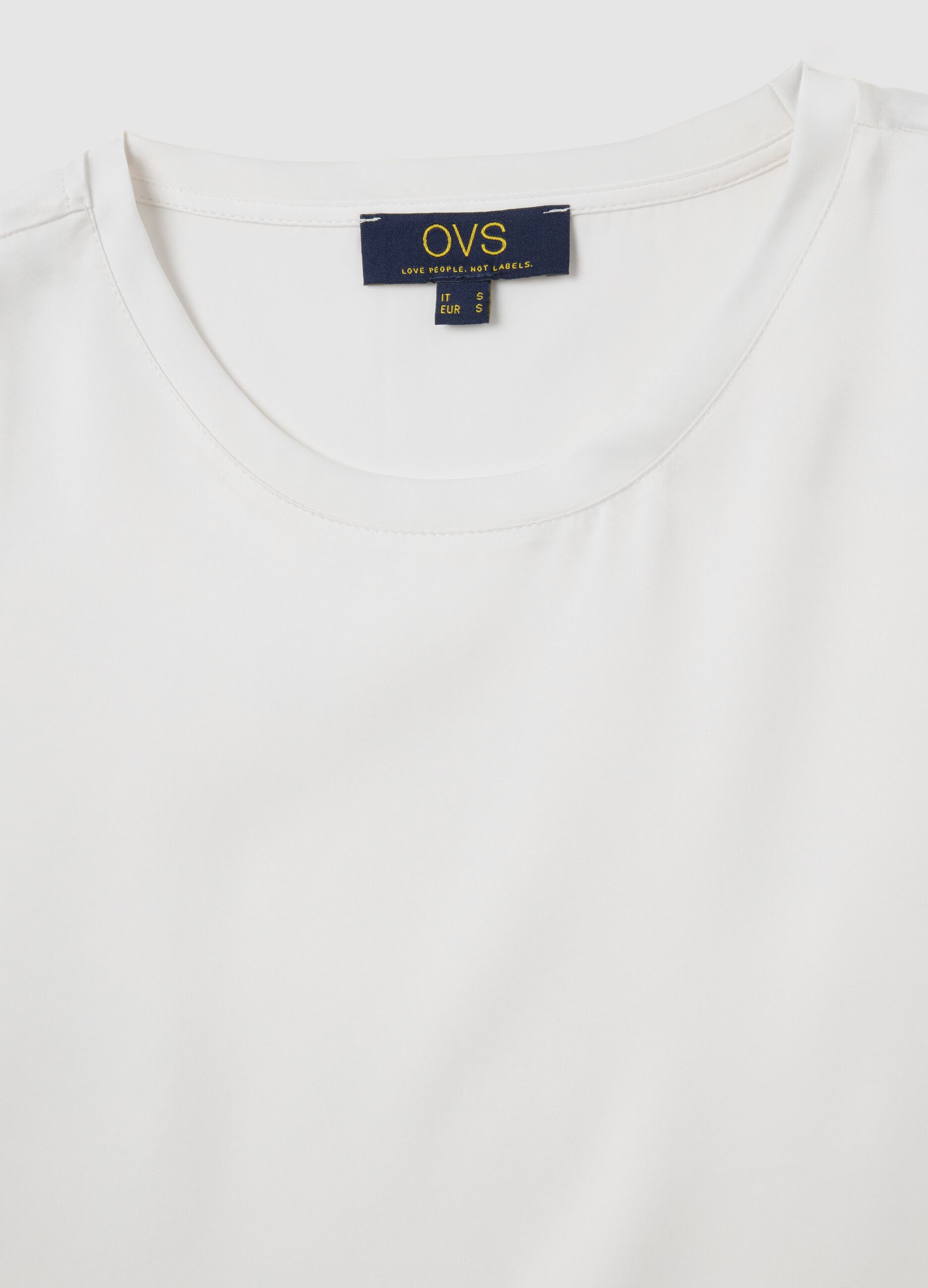 Women's Stretch White T-shirt