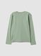 Green pure organic cotton T-shirt with &ldquo;Get Hype&rdquo; print for boys_5