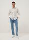 Light Blue Stretch Denim Jeans, Regular Fit_0