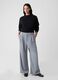 Wide-leg trousers with high waist and darts_3