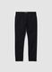 Black slim-fit stretch cotton denim jeans_0