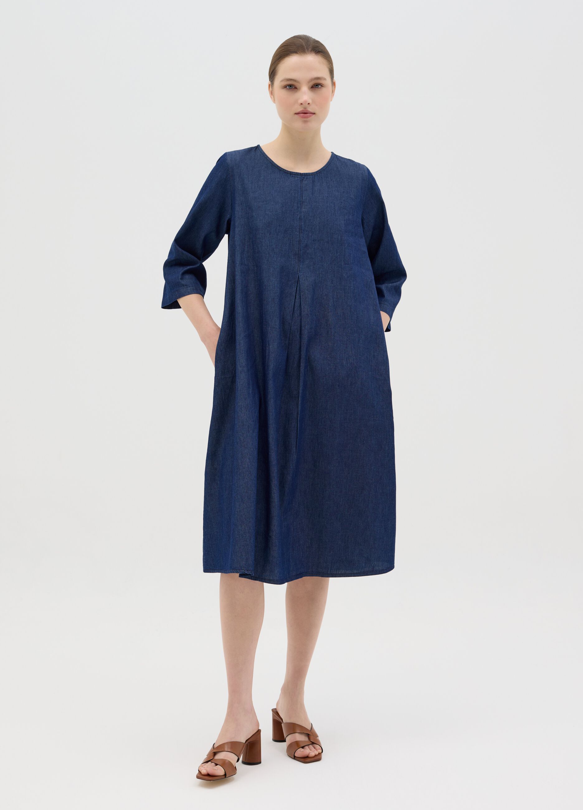 Abito relaxed in denim 