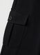 Girls' wide leg black trousers_3