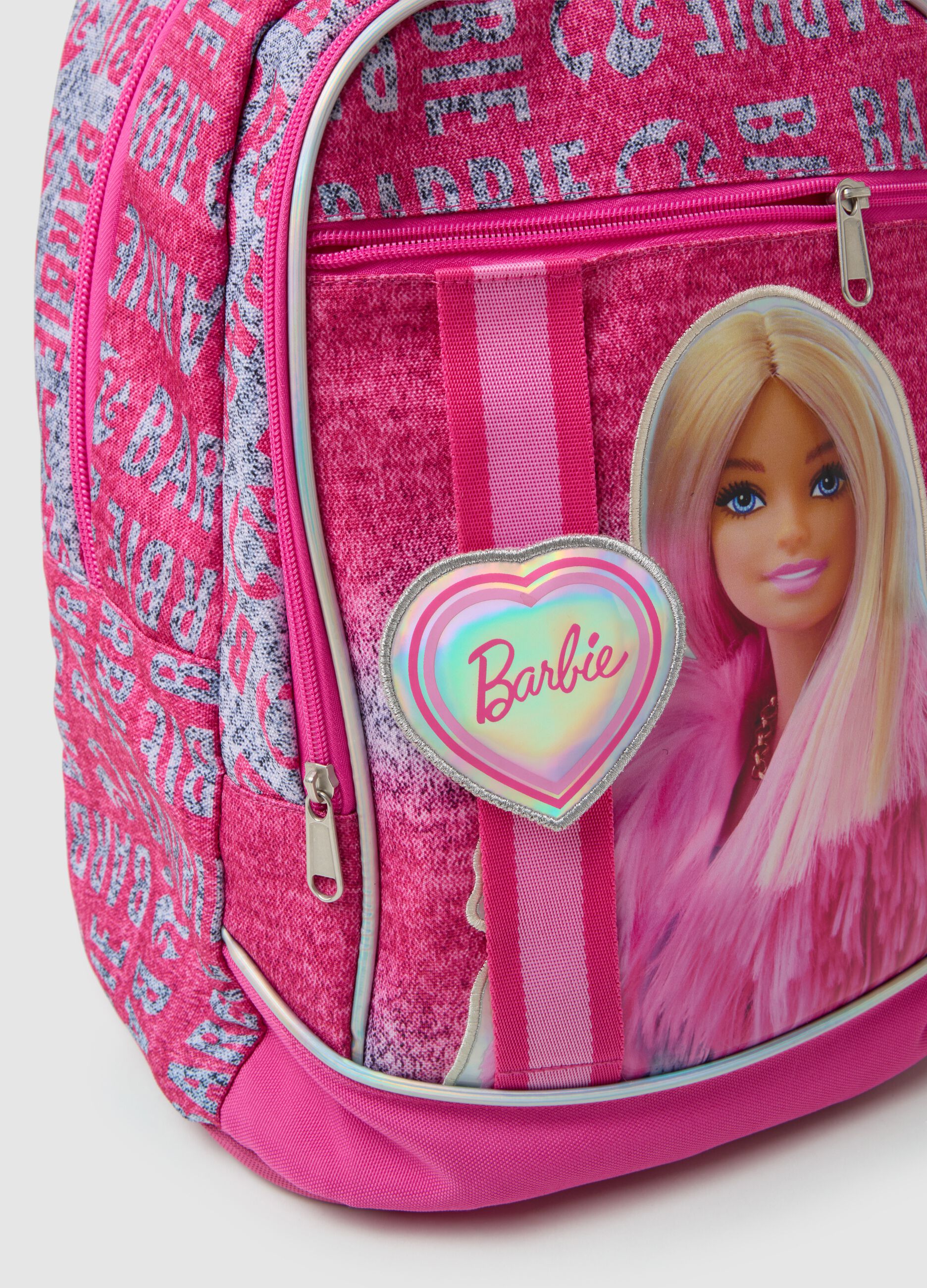 Pink Girls Backpack with Zip Closure