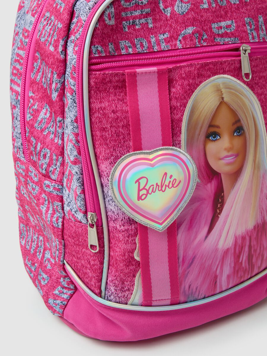 Pink Girls Backpack with Zip Closure_1