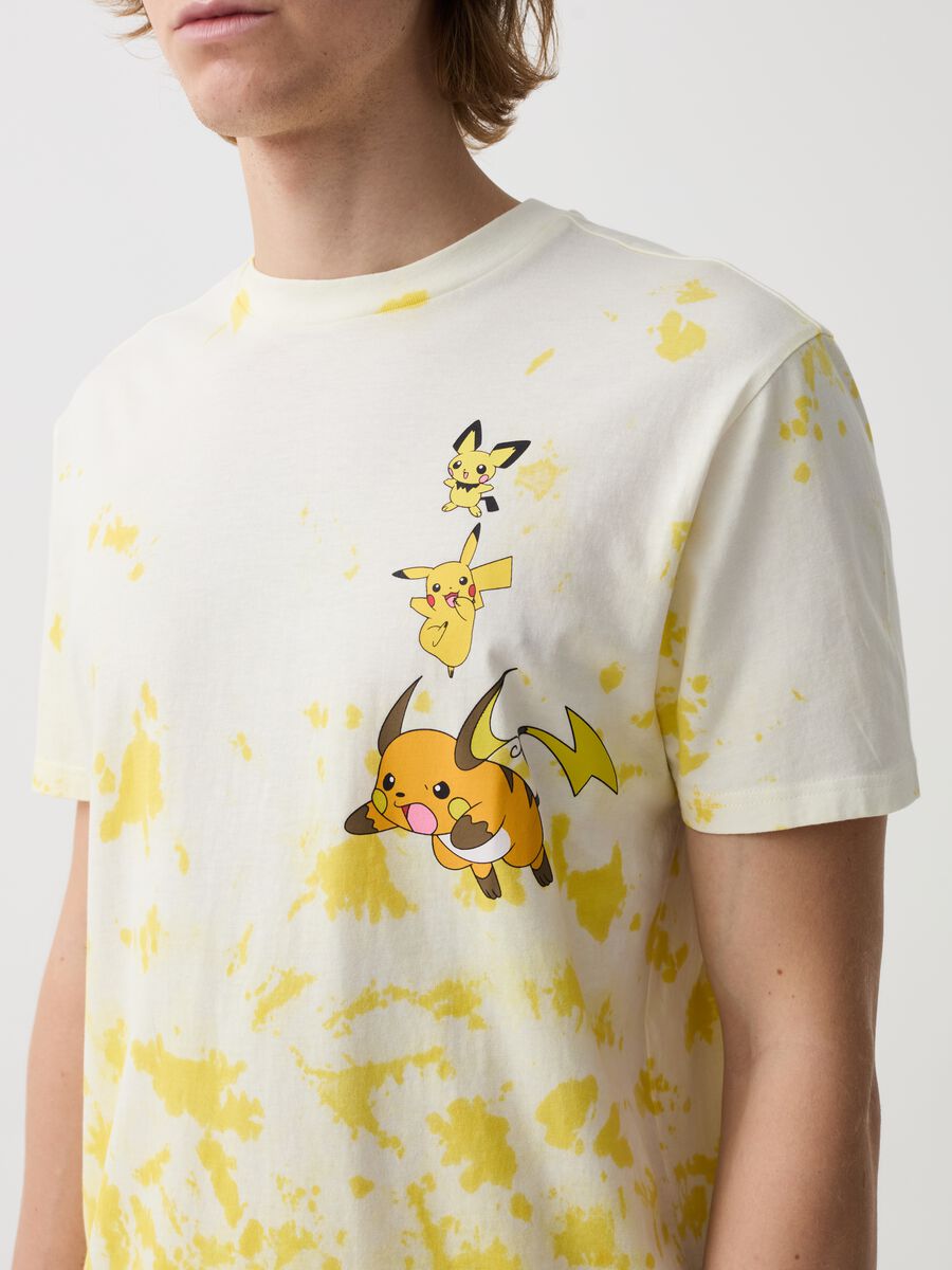 Cotton T-shirt with Pokémon print_1