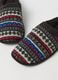 Multicolour Slippers with Pattern_1