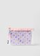 Transparent pink beauty case with Stitch print_0