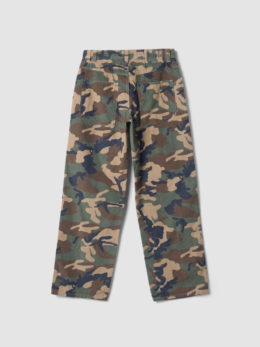 Corduroy Carpenter Pants Washed Camo_5