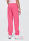 Girls' Pink Cotton Blend Regular Fit Jogger Trousers_2