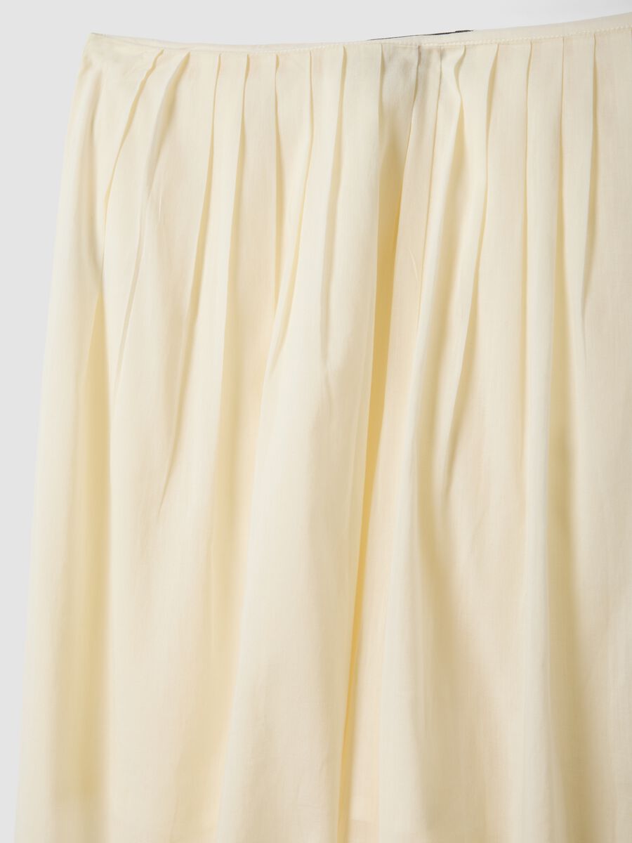 Pantaloni jogger in puro cotone bianco relaxed fit_5