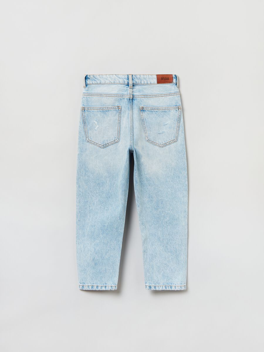 Jeans baggy fit in cotone_1