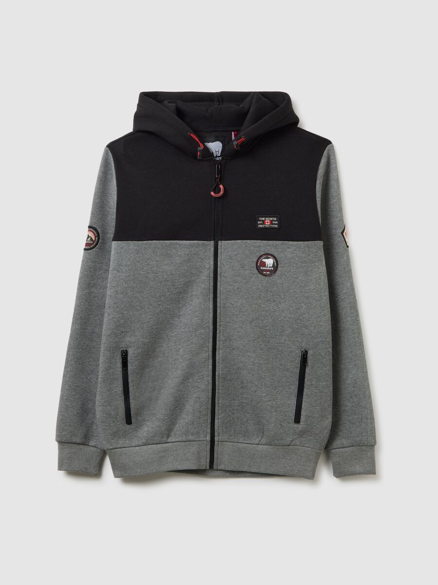 Multicoloured cotton blend regular fit sweatshirt_0
