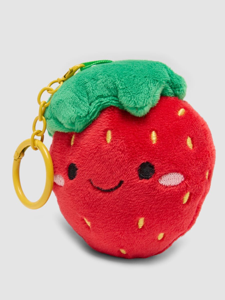 Red strawberry-shaped keyring_1