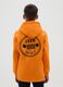 Orange cotton blend regular fit children's sweatshirt_1