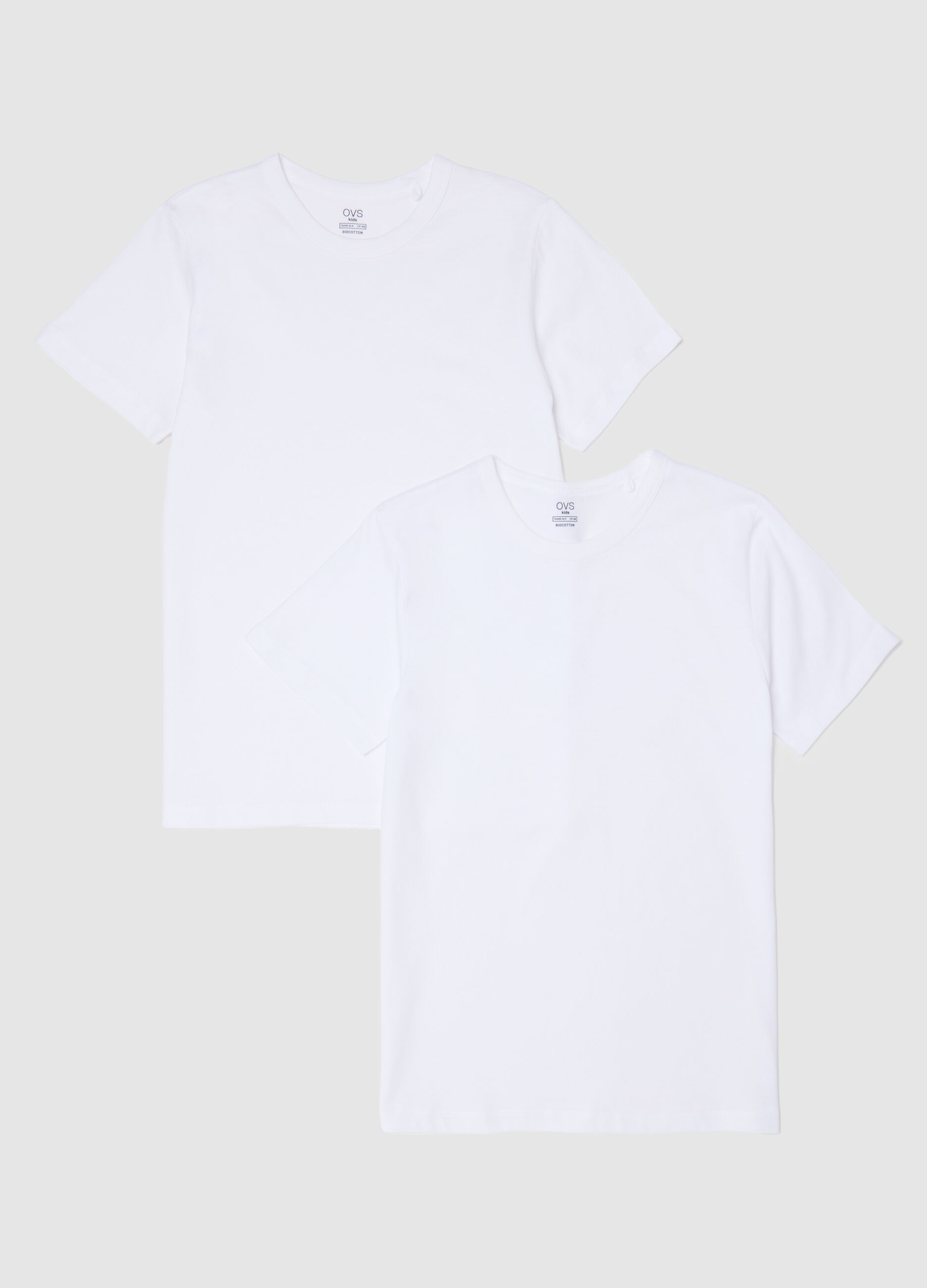 Bipack t-shirt intime bianche in cotone bio