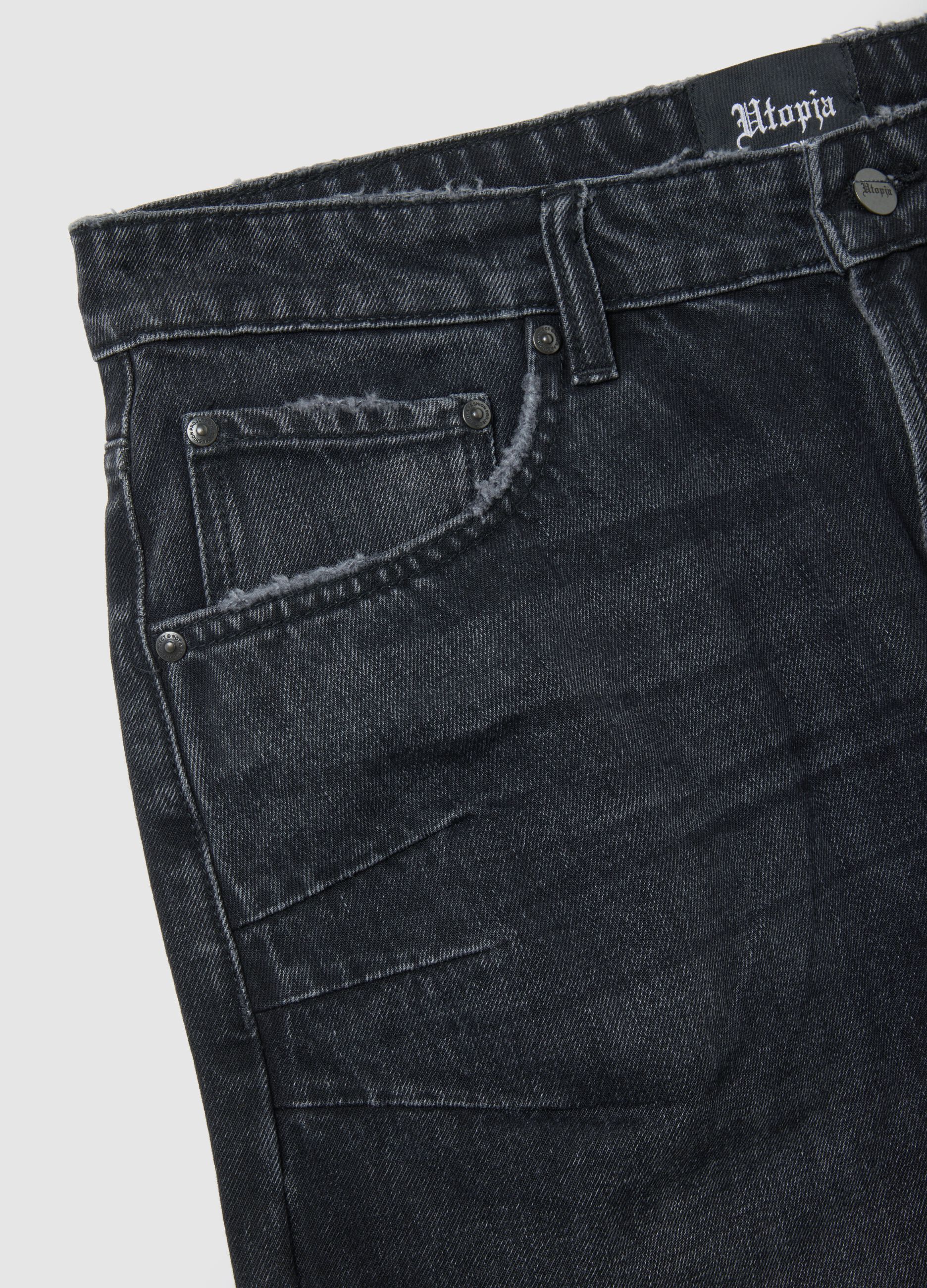 Bootcut Denim Washed Black
