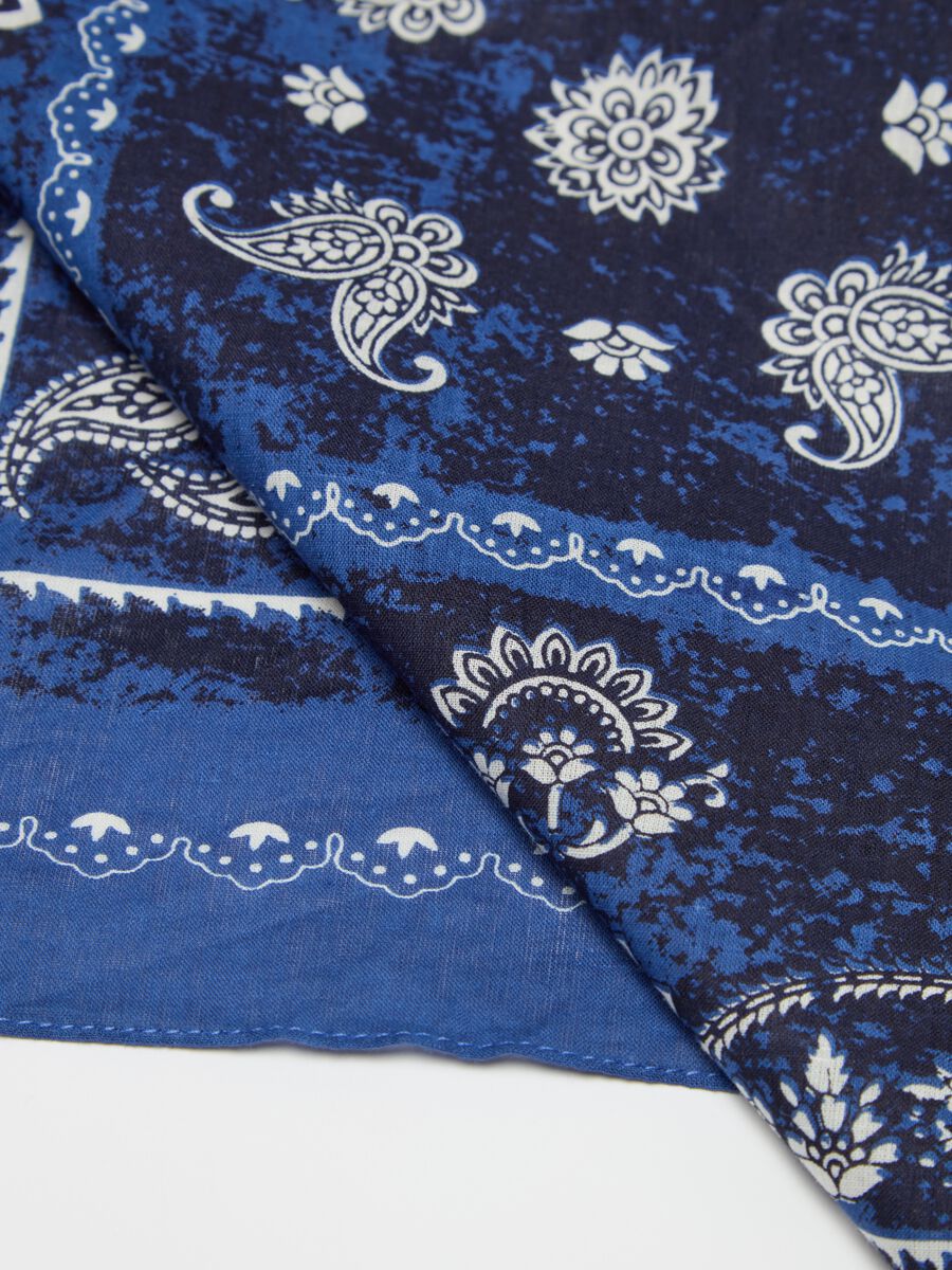 Cotton bandana with print_2