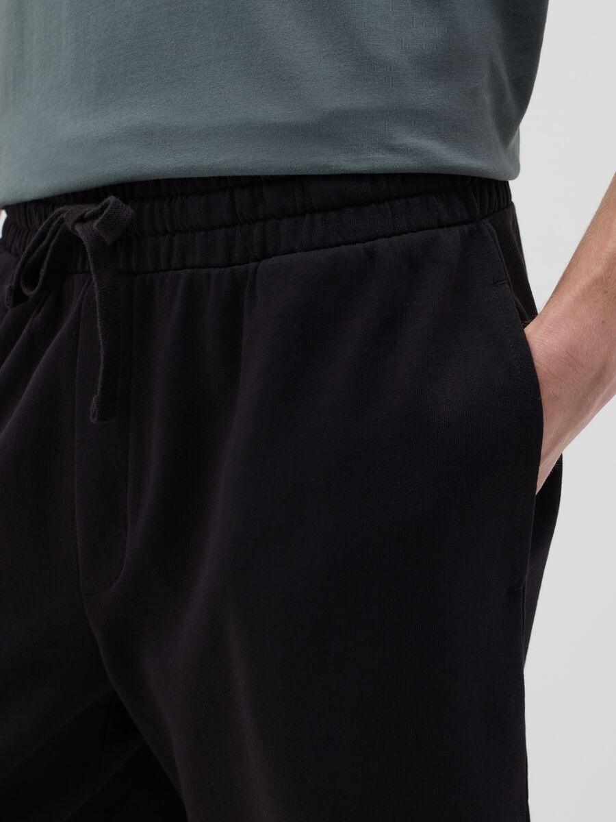 Black Cotton B.Angel Shorts_3