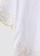 White pure cotton T-shirt with embroidery, regular fit_1