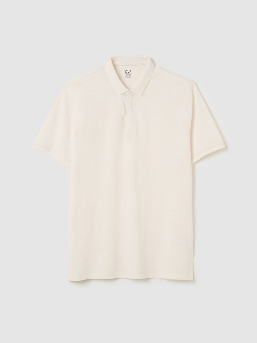 Regular-fit polo shirt in jersey slub_4