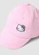Cappello da baseball in puro cotone rosa da bimba con Hello Kitty_1