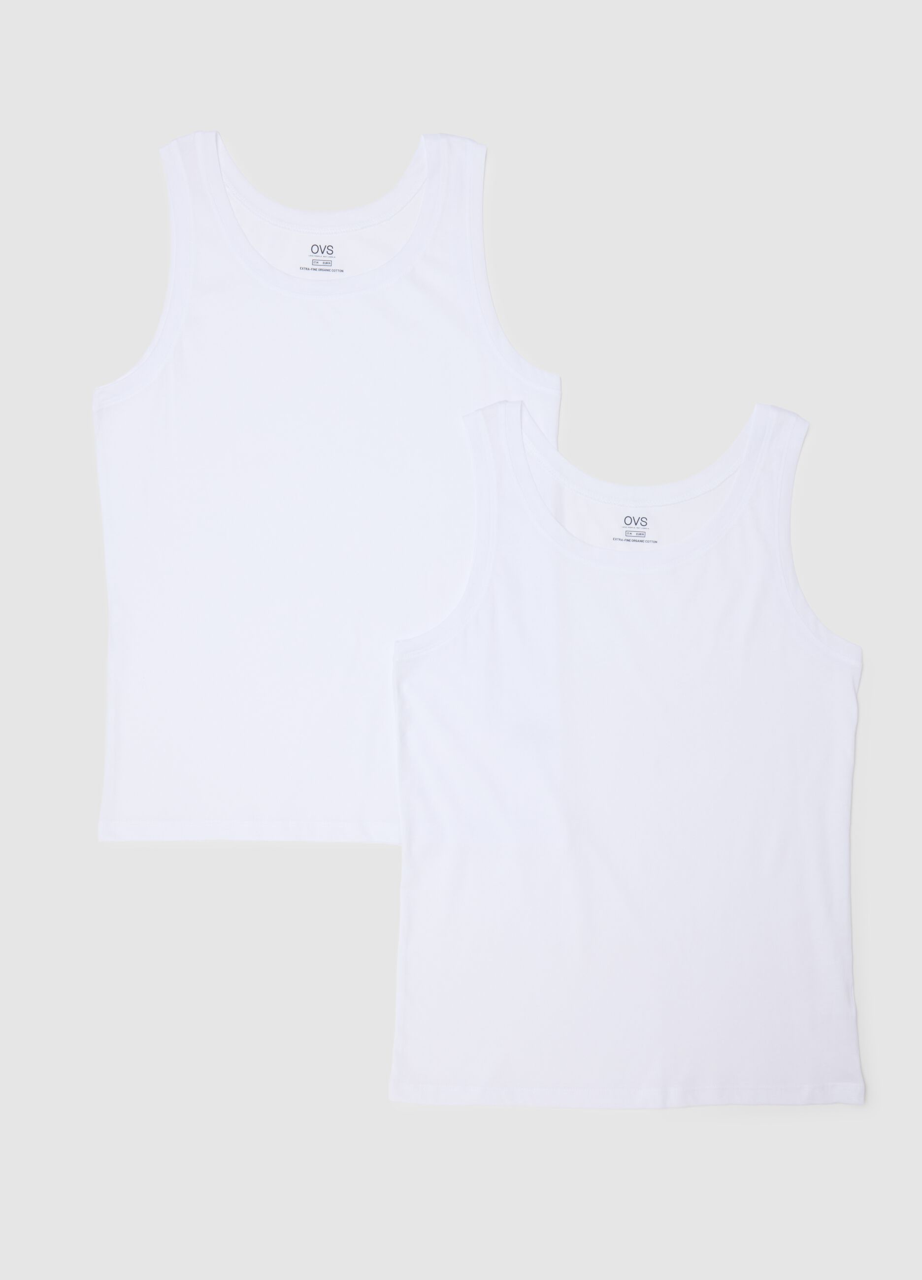 Men's White Regular Fit Pure Cotton Vest
