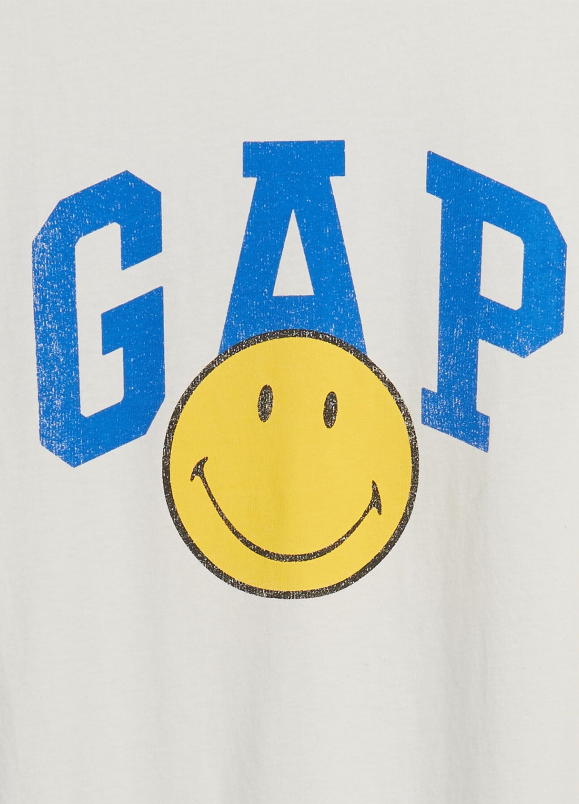 T-shirt con stampa Smiley® e logo