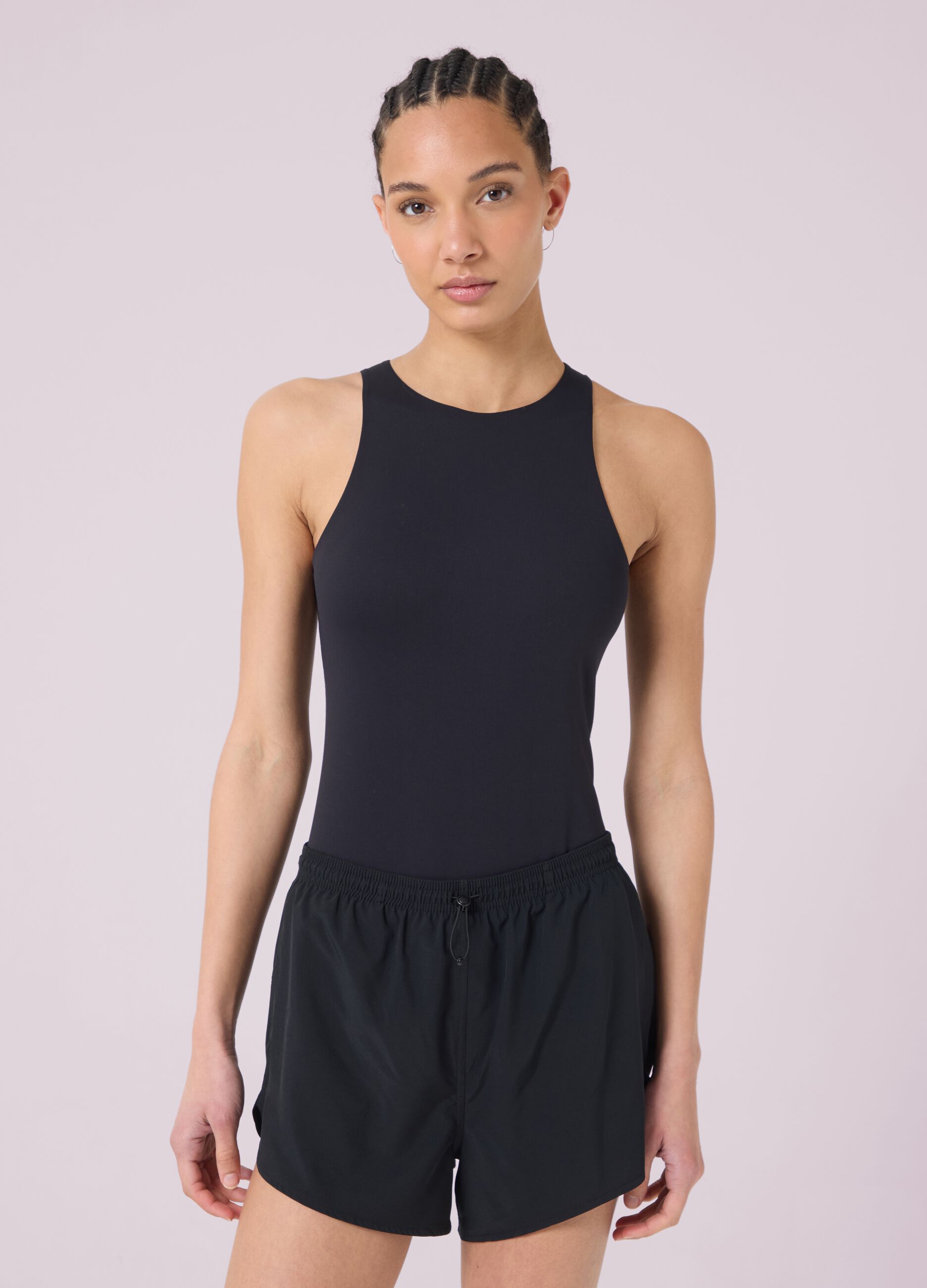 Sleeveless bodysuit in stretch fabric ALTAVIA STUDIO
